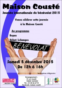 bénévolat du 5 décembre 2015